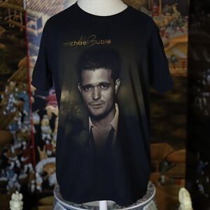 Large Michael Buble Black Band Tee T-shirt
